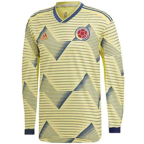 Maillot Football Columbia Domicile ML 2019 Jaune